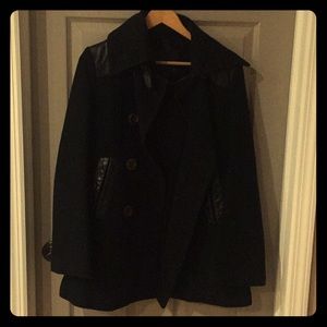 Mackage double breasted pea coat